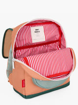 Rugzak Hello hossy Bruin cool kids M6-vue-porte