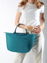 Longchamp Le pliage green Handtas Blauw-vue-porte
