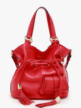 Bucket Bag M Premier Flirt Leder Lancel Rood premier flirt A10110