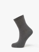 Sokken Pieces Grijs socks women 17078534