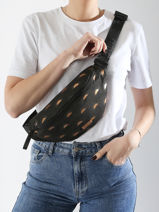 Medium Omkeerbare Belt Bag Cabaia Zilver belt bag BELTBAGM-vue-porte