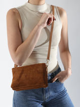 Cross Body Tas Velvet Caviar Milano Violet velvet caviar VC24117-vue-porte