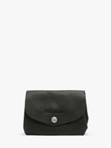 Portemonnee Le Gustave Leder Paul marius Zwart vintage GUSTAVEM