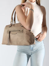 Schoudertassen Bubble Miniprix Beige bubble 2131-vue-porte
