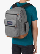 Rugzak 2 Compartimenten Met 15" Laptopvak Jansport Grijs back to school EA5BAK-vue-porte