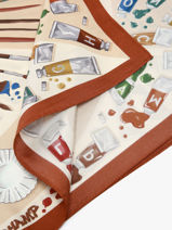 Longchamp Soie gots Foulard Roze-vue-porte