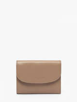 Portefeuille Leder Lancaster Beige paris pm 24
