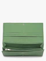 Longchamp Le roseau Portefeuille Groen-vue-porte