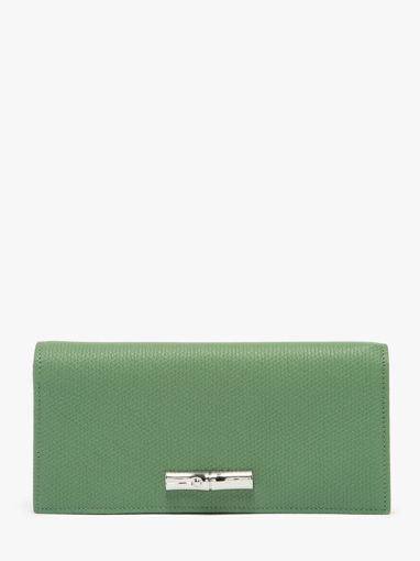 Longchamp Le roseau Portefeuille Groen