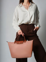 Longchamp Le pliage original Roze-vue-porte