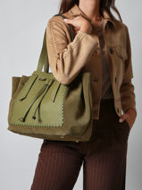 Handtas Brumby Etrier Groen brumby EBRU150L-vue-porte