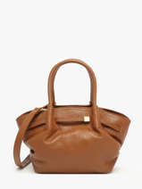 Handtassen Caviar Leder Milano Bruin caviar CA25063