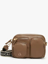 Cross Body Tas Pocket Lulu castagnette Beige pocket ZAHRA