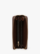 Portefeuille Lulu castagnette Bruin zip CHRYS033-vue-porte