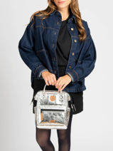 Rugzak Adventurer Xs Lucky Star Cabaia Zilver lucky star STA-vue-porte