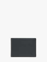 Portefeuille Leder Yves renard Blauw bicolor 2472