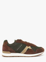 Sneakers Uit Leder Tommy hilfiger Bruin men 5679M1Q