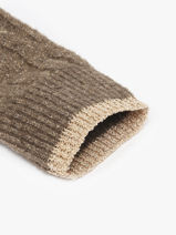 Handschoenen Pieces Bruin johanna 17160055-vue-porte