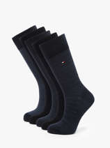 Herensokken 5 Paar Cadeaubox Tommy hilfiger Blauw socks 71235374