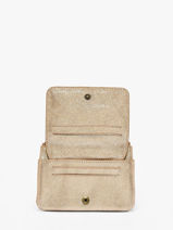 Portemonnee Vintage Leder Mila louise Beige vintage 3853X-vue-porte