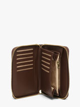 Portefeuille Jara Ted lapidus Bruin jara TLMQ1503-vue-porte