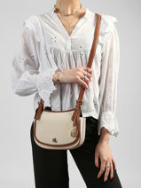 Cross Body Tas Dryden Katoen Lauren ralph lauren Beige dryden 31P10512-vue-porte