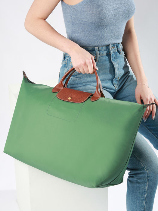 Longchamp Le pliage original Reistassen Groen