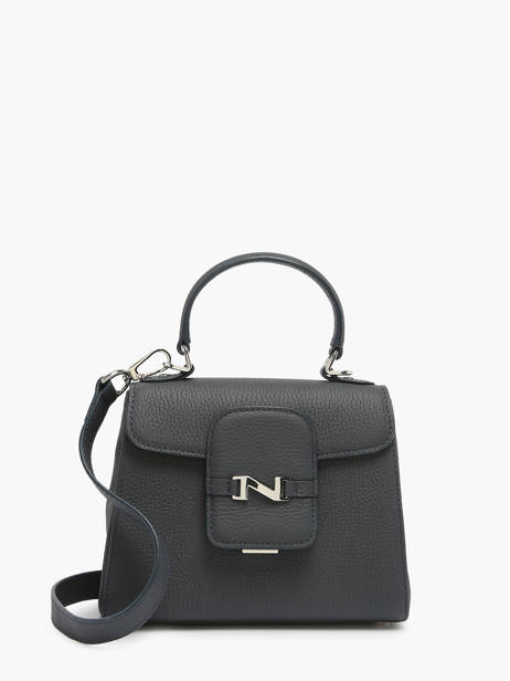 Cross Body Tas Mini Duras Leder Nathan baume Blauw ines 4