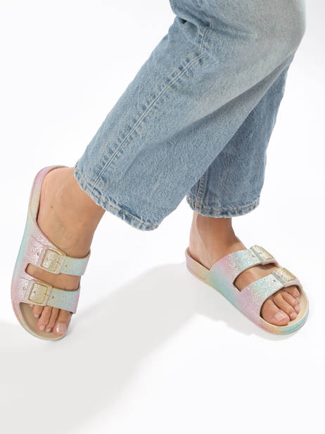 Slippers Sereia Cacatoes Veelkleurig women SEREIA ander zicht 2