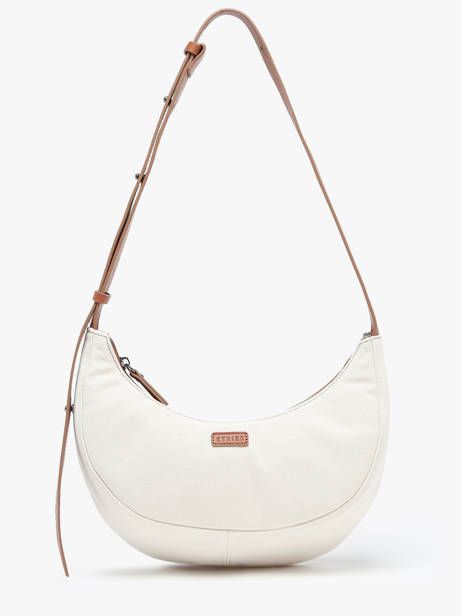 Schoudertas M Sosoomao Katoen En Leder Etrier Bruin sosoomao coton ECSC057M
