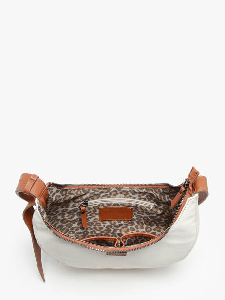 Schoudertas M Sosoomao Katoen En Leder Etrier Bruin sosoomao coton ECSC057M ander zicht 3