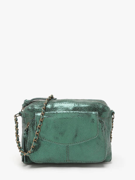 Cross Body Tas Naina Leder Pieces Groen naina 17063358