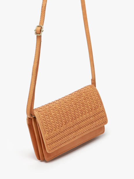 Cross Body Tas Heritage Leder Biba Bruin heritage ROU1L ander zicht 2
