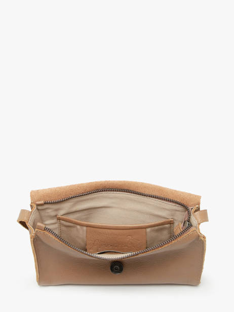 Cross Body Tas Leather Leder Biba Bruin leather CET3L ander zicht 3