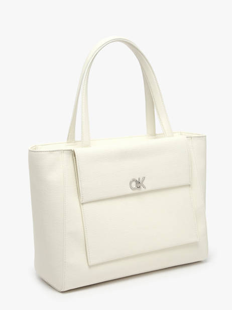 Schoudertas Ck Tex Calvin klein jeans Wit ck tex K613178 ander zicht 2