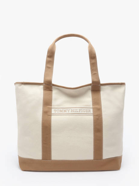 Schoudertas Th Summer Katoen Tommy hilfiger Beige th summer AW17421