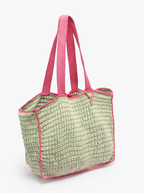 Schoudertas Over The Rainbow Katoen Le voyage en panier Groen over the rainbow PM870 ander zicht 2