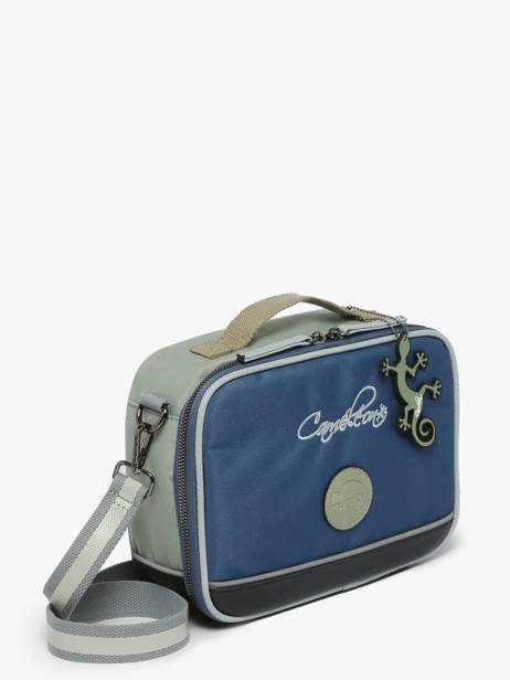 Lunchtas Cameleon Blauw vintage urban BL24 ander zicht 1