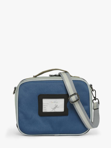 Lunchtas Cameleon Blauw vintage urban BL24 ander zicht 3