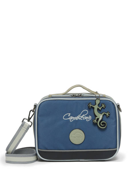 Lunchtas Cameleon Blauw vintage urban BL24 ander zicht 5