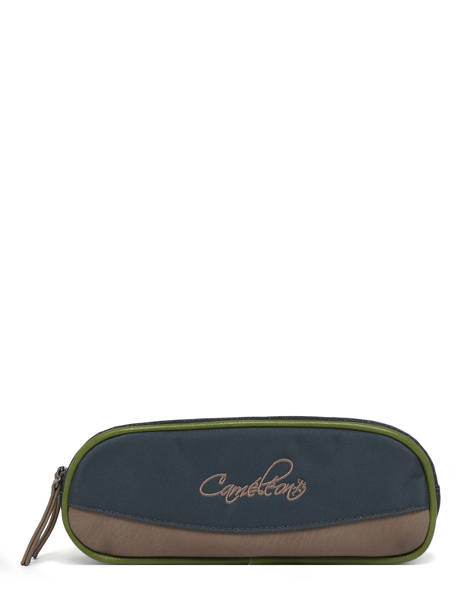 Pennenzak Kinderen 2 Compartimenten Cameleon Grijs vintage urban VIB-TROU ander zicht 3