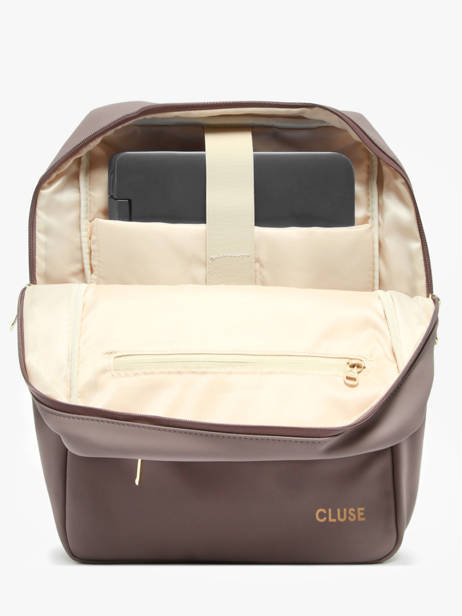 Rugzak Cluse Bruin backpack CX044 ander zicht 2