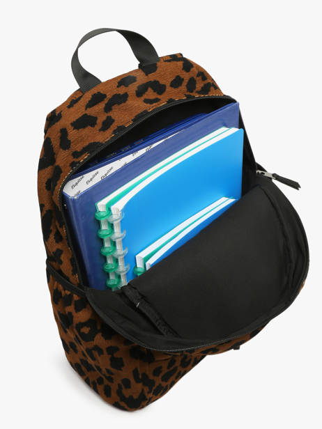 Rugzak 1 Compartiment Roxy Bruin back to school RJBP4905 ander zicht 3