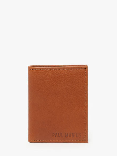 Portefeuille Marius Leder Paul marius Bruin vintage MARIUS