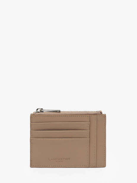Portefeuille Leder Lancaster Beige paris pm 22