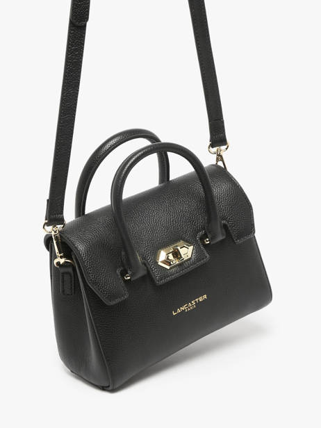 Cross Body Tas Milano Cosmos Leder Lancaster Zwart milano cosmos 79 ander zicht 1