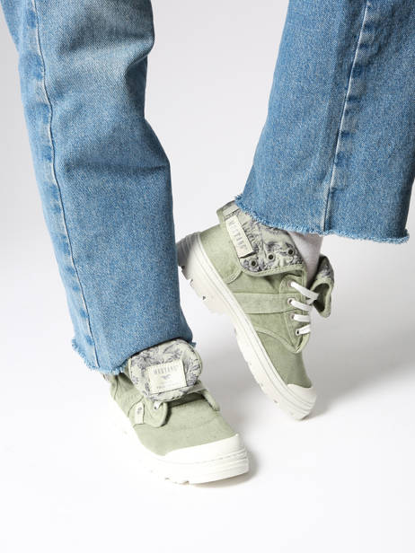 Sneakers Mustang Groen women - 01426504 ander zicht 1