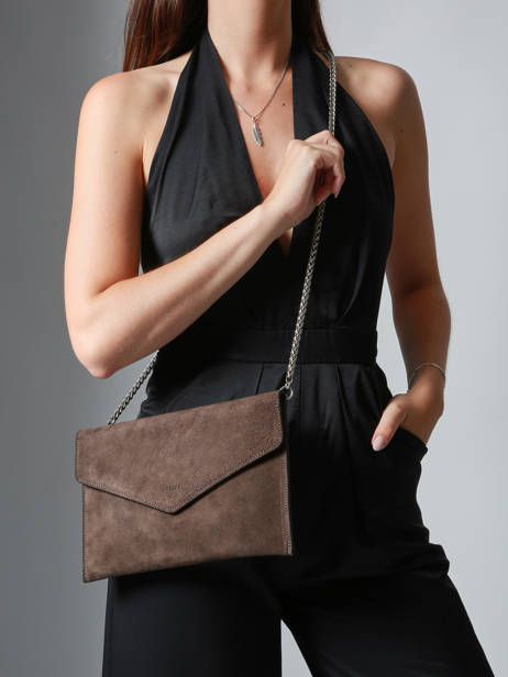 Clutch Paddock L Leder Etrier Bruin paddock EPAD075L ander zicht 1