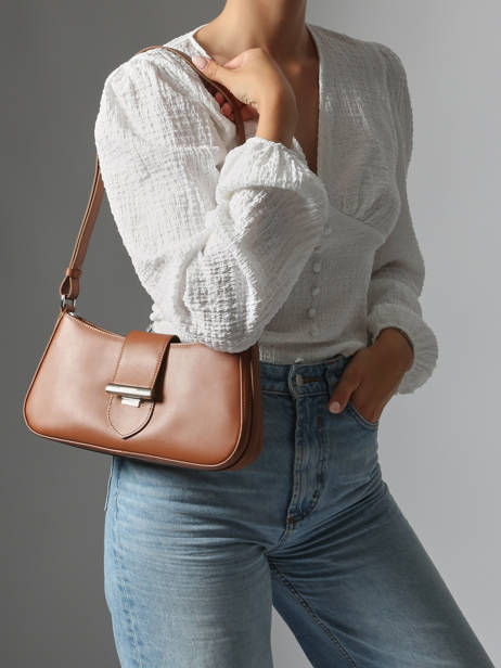 Schoudertas Paris Ily Leder Lancaster Beige paris ily 41 ander zicht 1