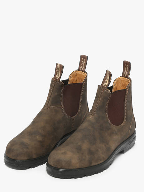 Chelsea Boots Uit Leder Blundstone Bruin men 585 ander zicht 2
